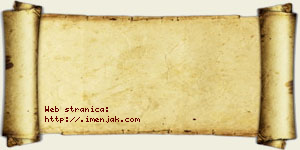 Hana Luković vizit kartica